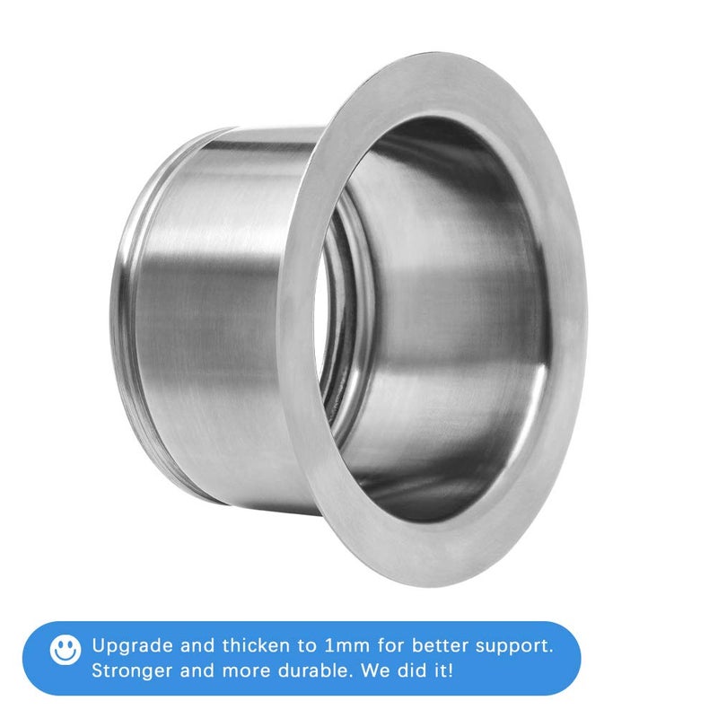 CLEESINK Extended Garbage Disposal Flange, Deep Kitchen Sink Flange for Disposers That Use A 3 Bolt Mount, Fit 3-1/2 Inch Standard Sink Drain Hole - Image 4